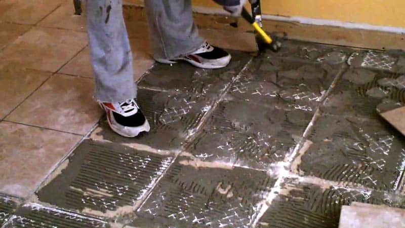 How To Remove Ceramic Tile Adhesive, How To Remove Ceramic Tile Floors From Cement